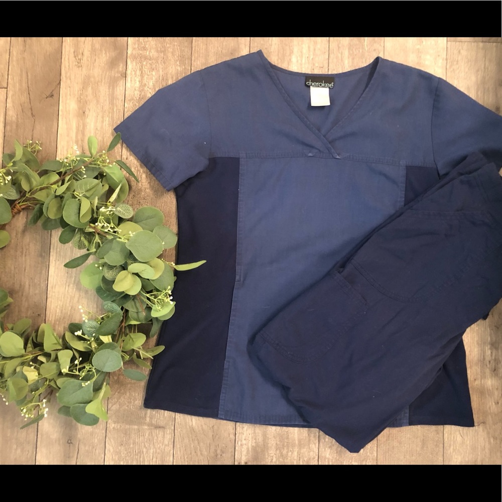 Navy scrubs